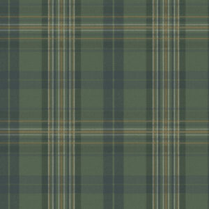 Austin Green Plaid Wallpaper