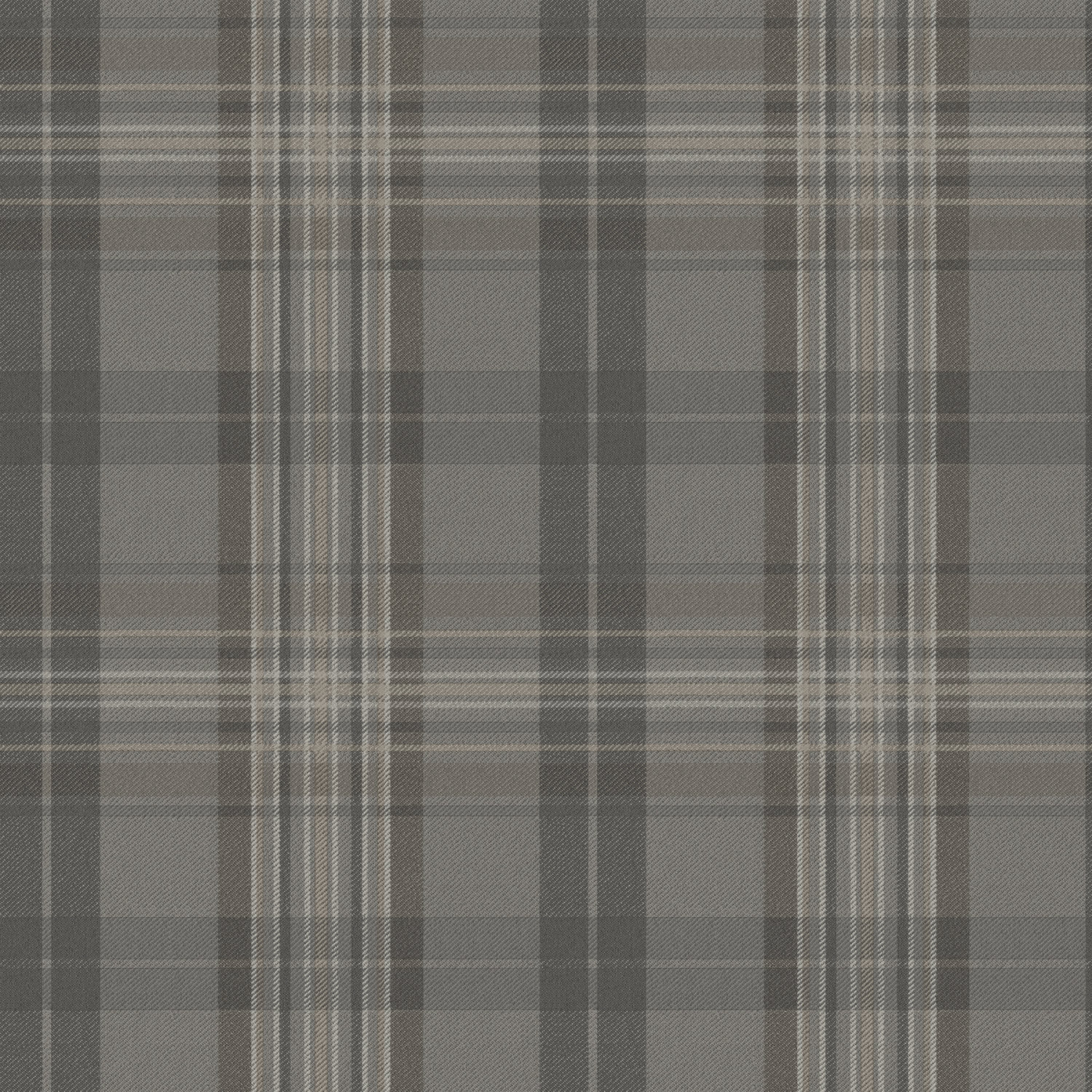 Austin Charcoal Plaid Wallpaper
