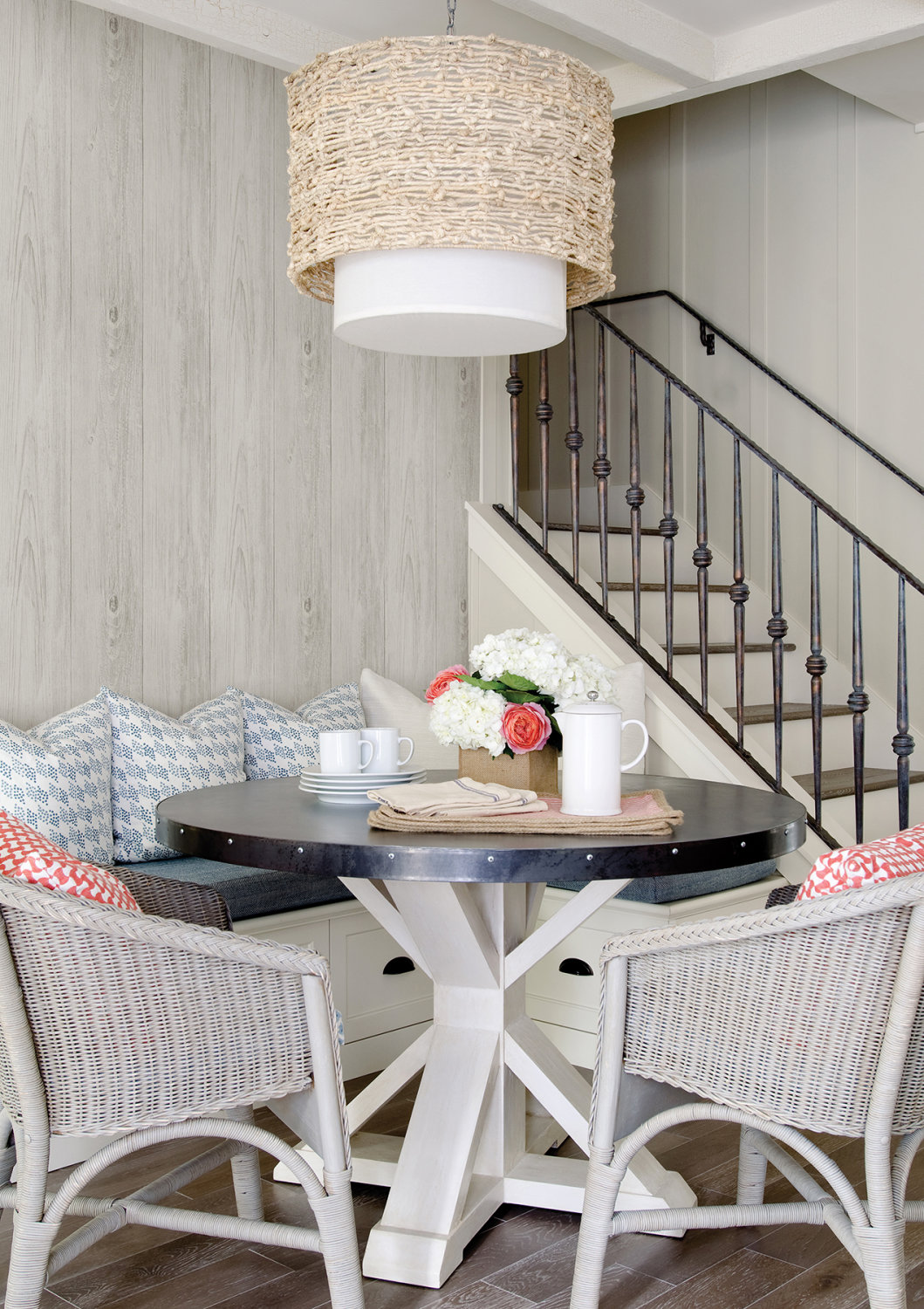 Mapleton Off White Wood Wallpaper