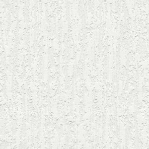 Antoni White Vertical Plaster Paintable Wallpaper