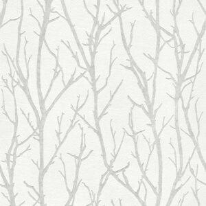 Redford White Birch Paintable Wallpaper