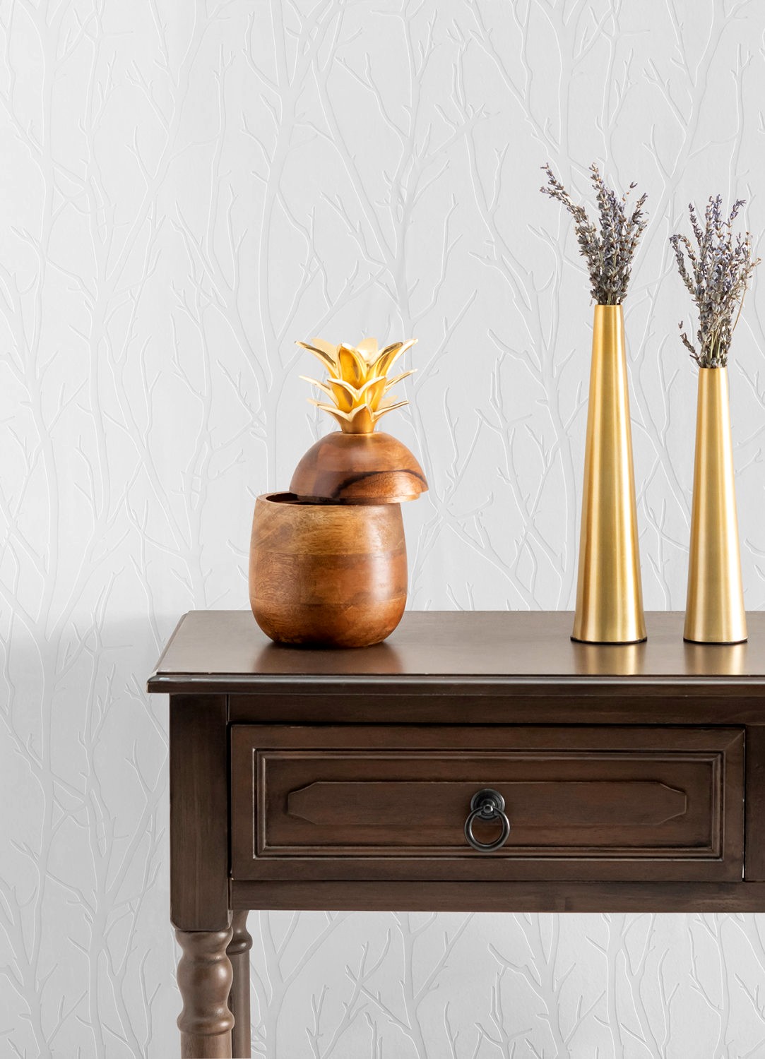 Redford White Birch Paintable Wallpaper