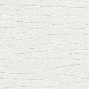 Pieter White Stone Paintable Wallpaper