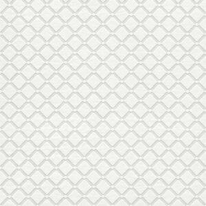 Armin White Diamond Trellis Paintable Wallpaper