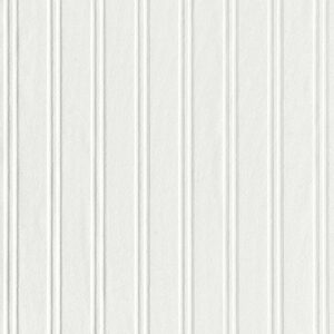 Murph White Beadboard Paintable Wallpaper