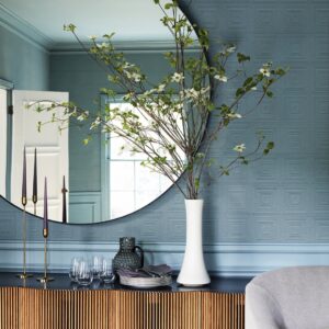 Wright White Tin Paintable Wallpaper