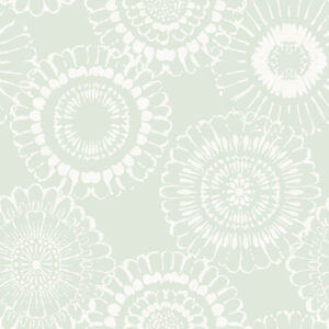 Sonnet Sage Floral Wallpaper