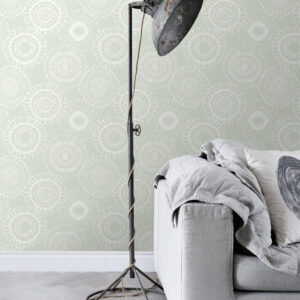 Sonnet Sage Floral Wallpaper
