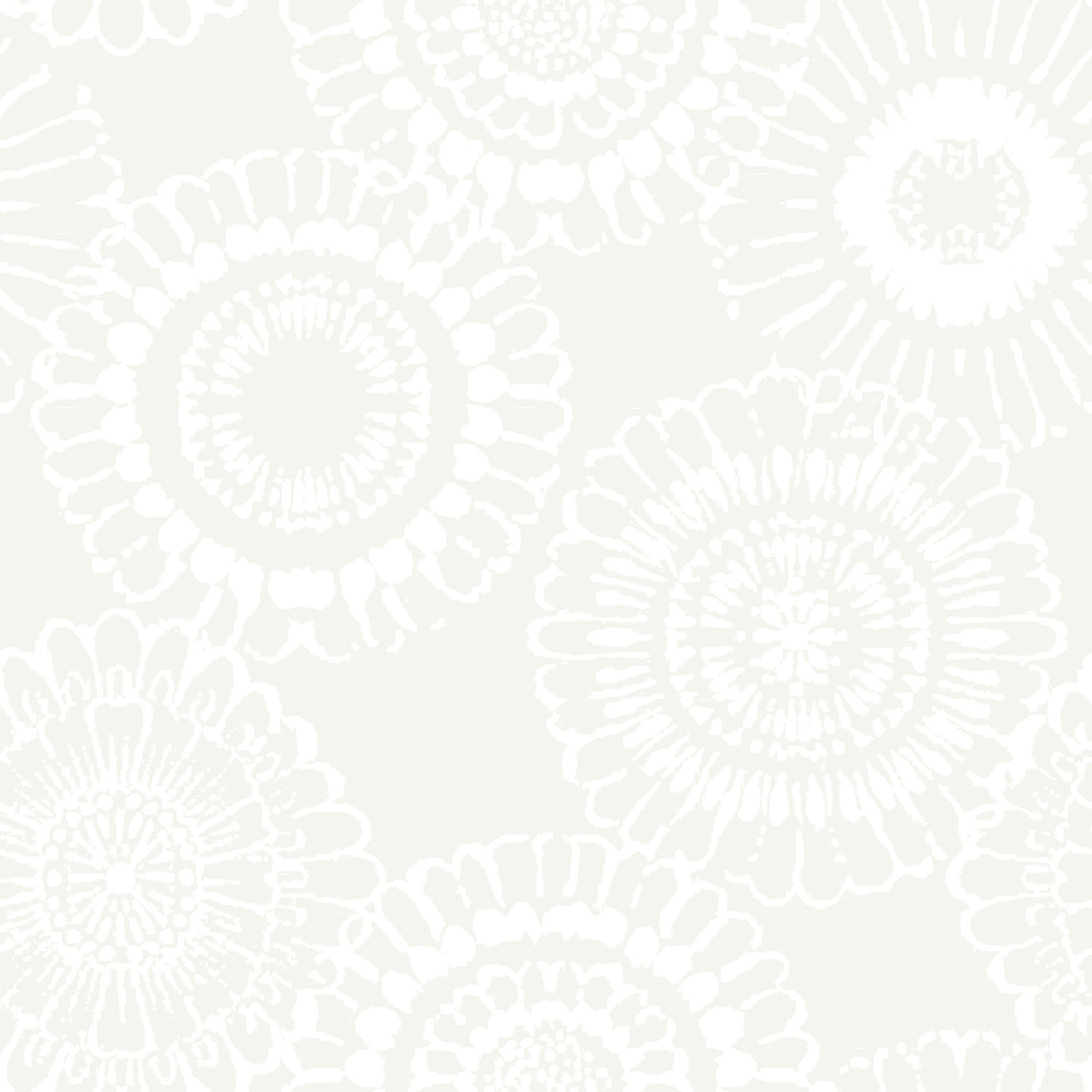 Sonnet Platinum Floral Wallpaper
