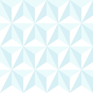 Adella Sky Blue Geometric Wallpaper