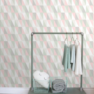 Inez Pastel Geometric Wallpaper
