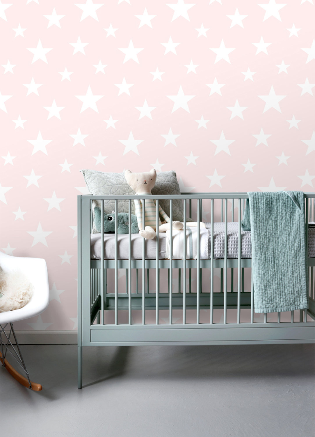 Amira Pink Stars Wallpaper