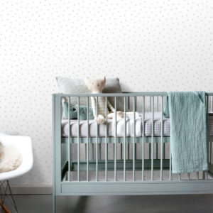 Pixie Grey Dots Wallpaper