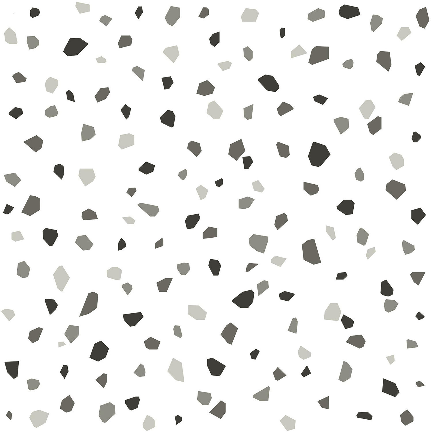 Ona Charcoal Terrazzo Wallpaper