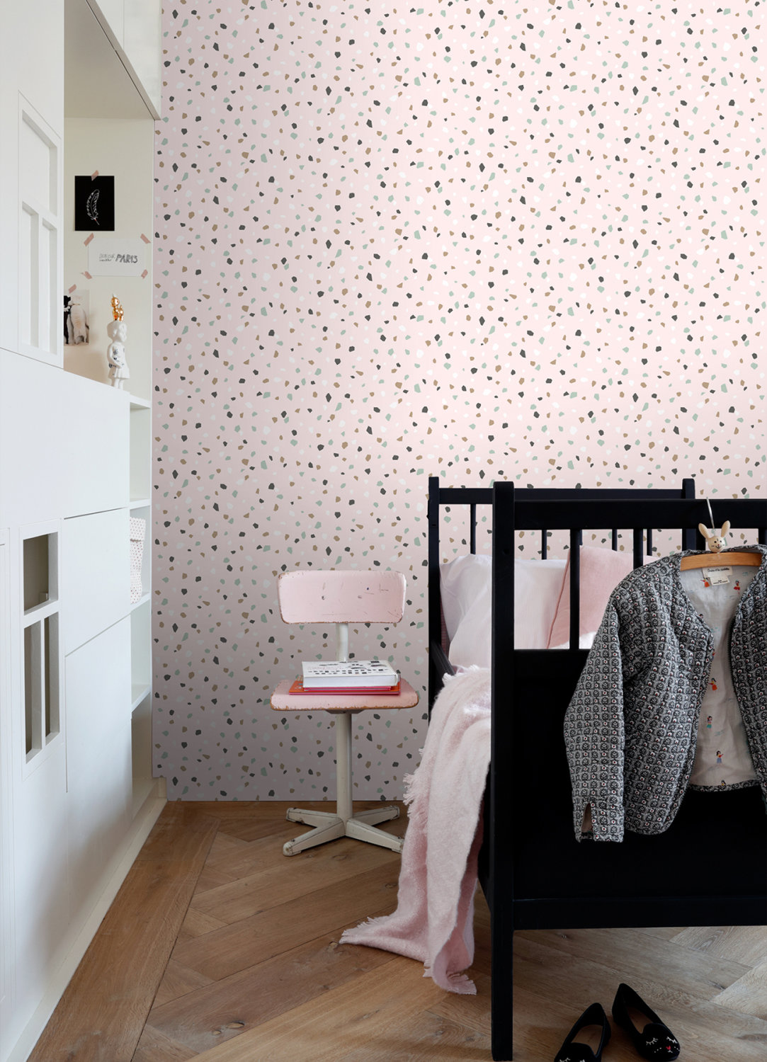 Ona Pink Terrazzo Wallpaper