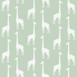 Vivi Sage Giraffe Wallpaper