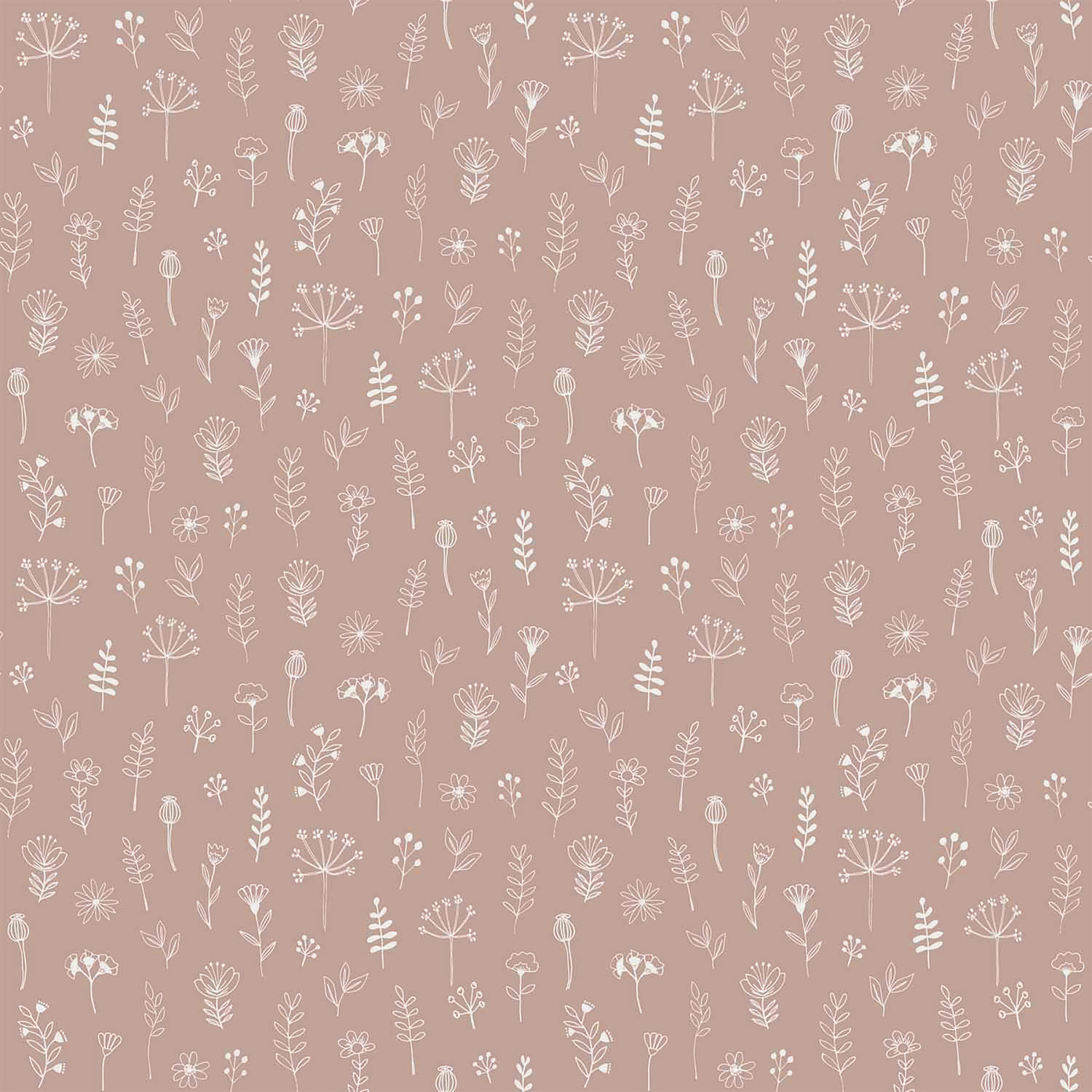 Tatula Rose Floral Wallpaper
