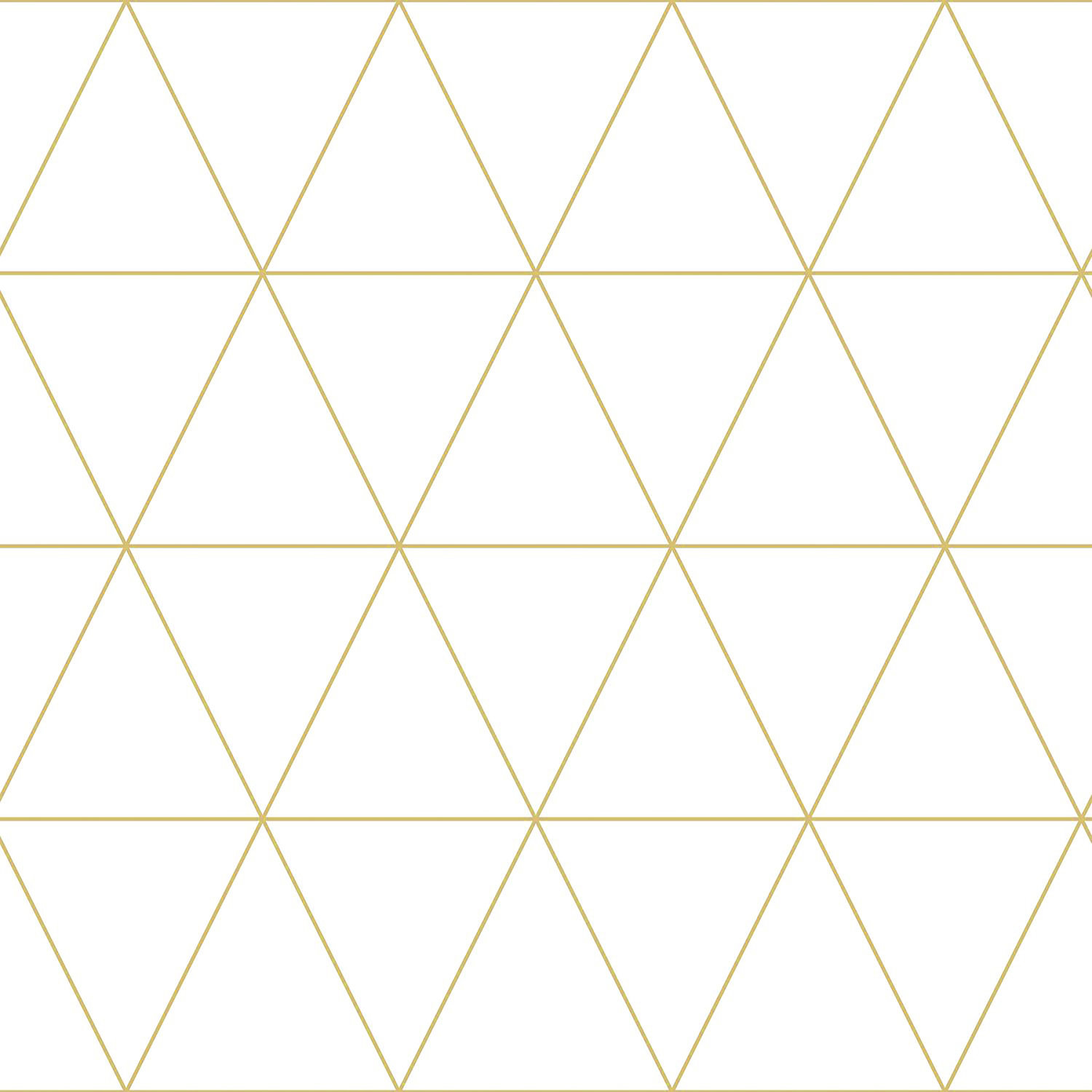 Leda Metallic Geometric Wallpaper