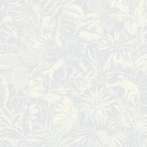 Corcovado Light Blue Jungle Jamboree Wallpaper