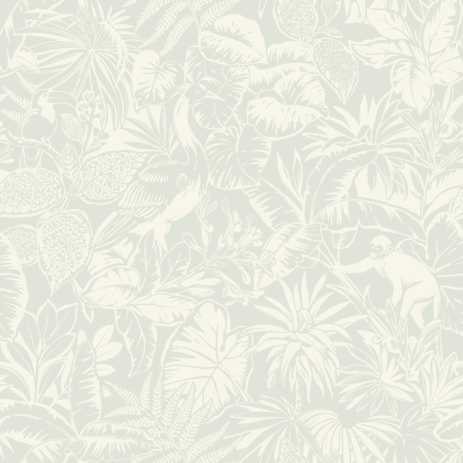 Corcovado Aqua Jungle Jamboree Wallpaper