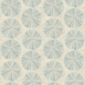 Sea Biscuit Aqua Sand Dollar Wallpaper