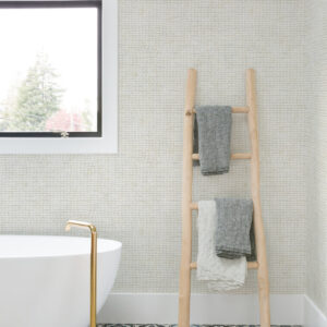 Wellen Cream Abstract Rope Wallpaper