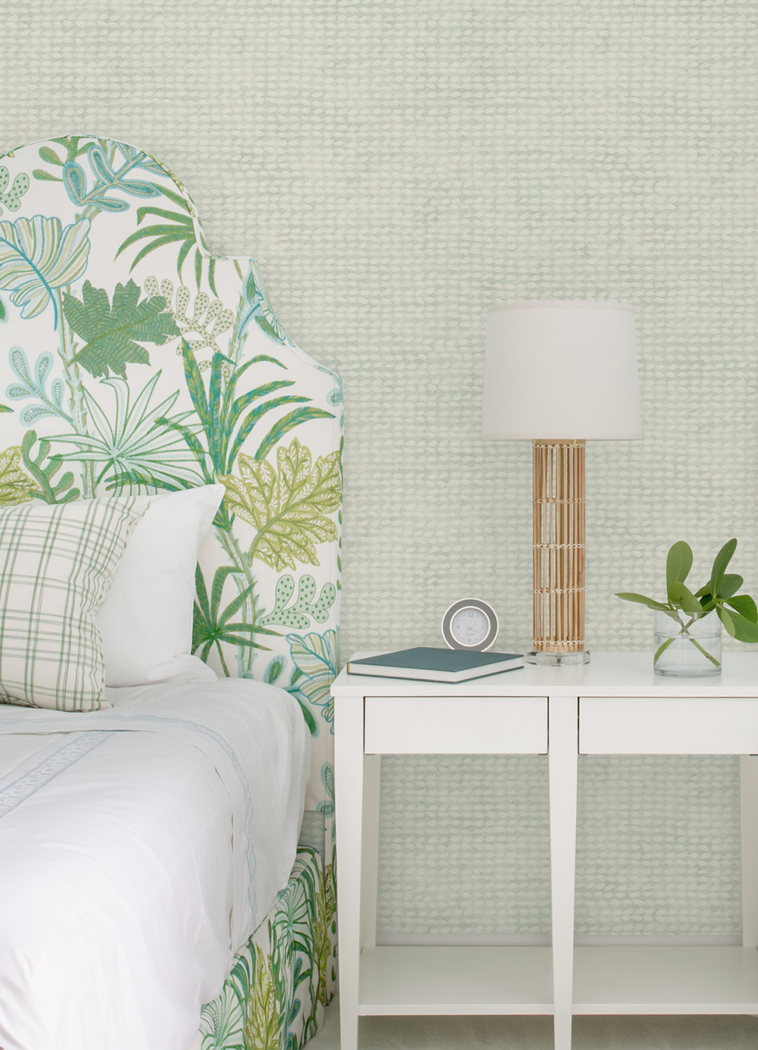 Wellen Aqua Abstract Rope Wallpaper