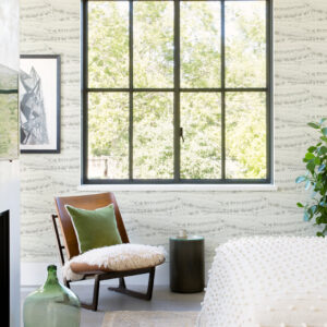 Rannell Grey Abstract Scallop Wallpaper