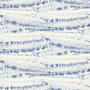 Rannell Navy Abstract Scallop Wallpaper