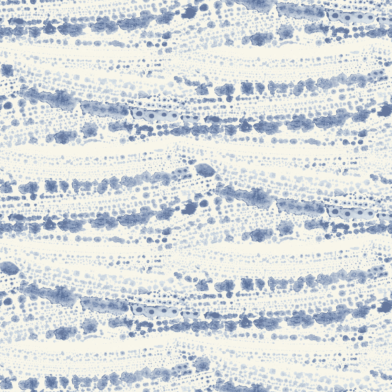 Rannell Navy Abstract Scallop Wallpaper