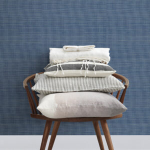 Spinnaker Navy Netting Wallpaper