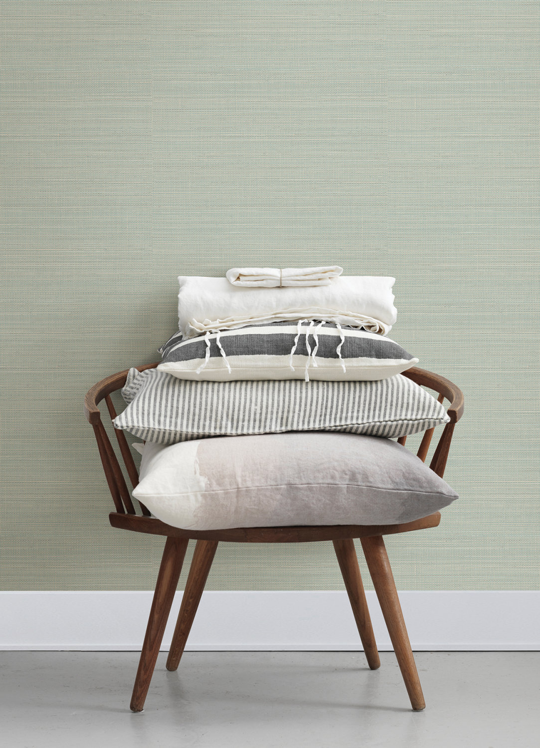 Spinnaker Aqua Netting Wallpaper