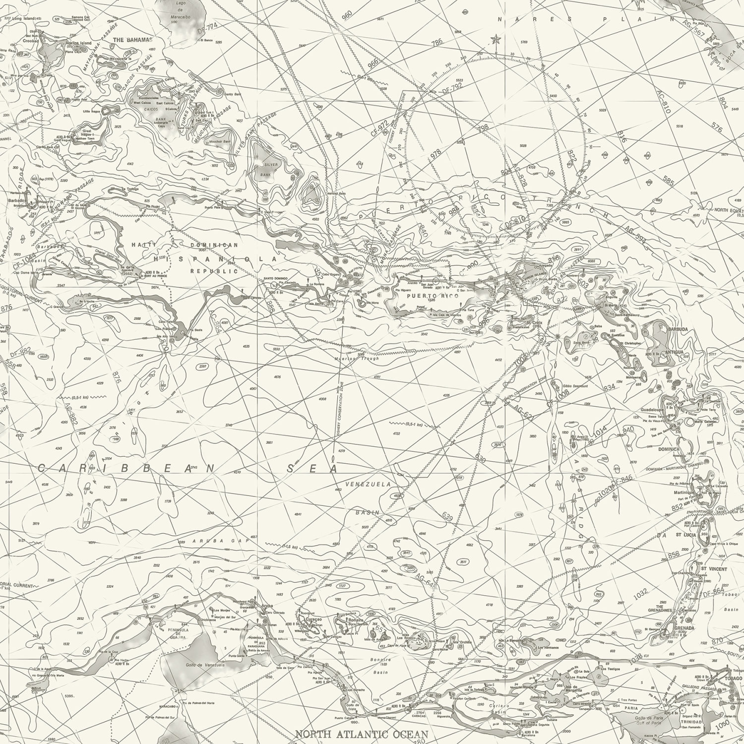 Charts Black Nautical Chart Wallpaper