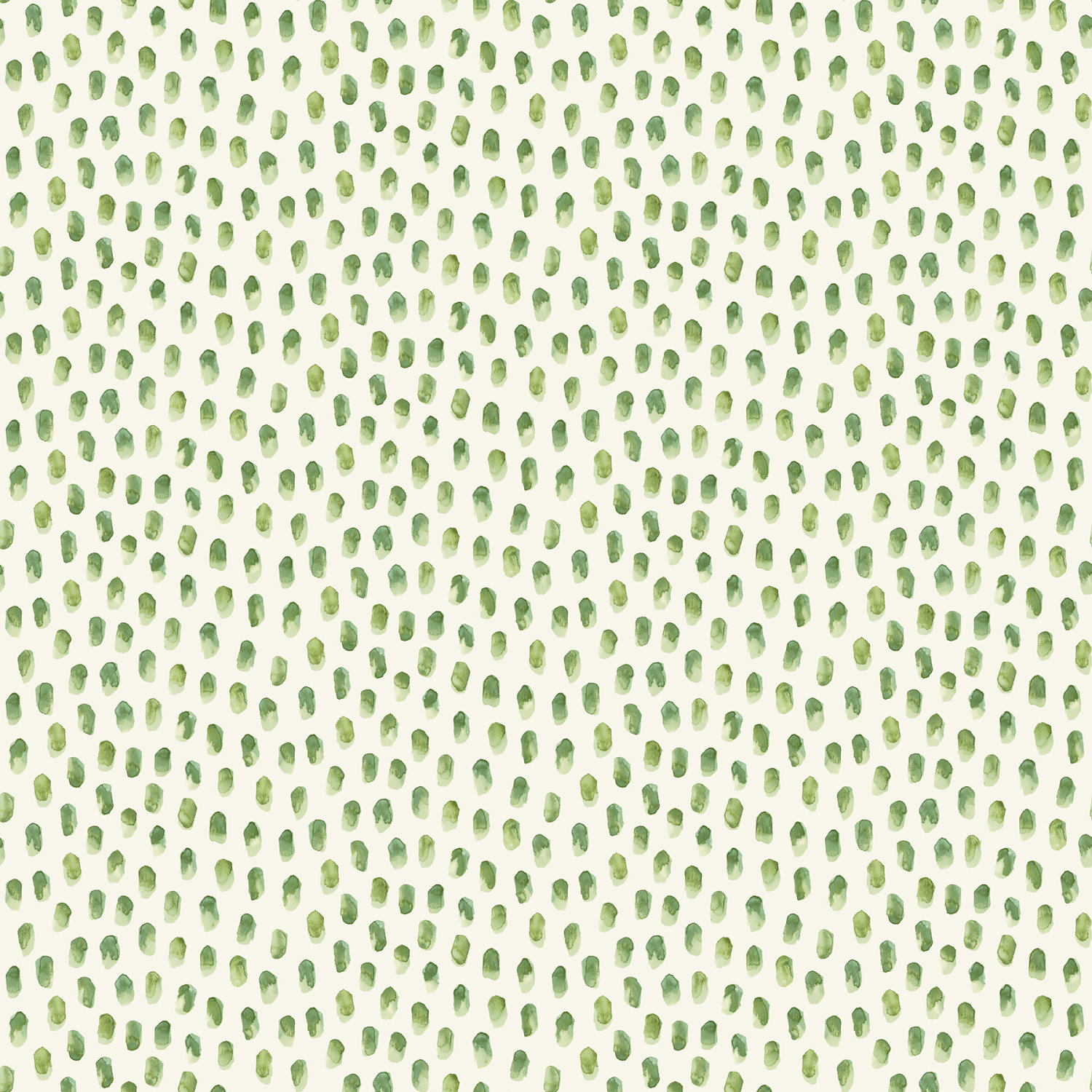 Sand Drips Green Painted Dots Wallpaper