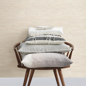 Grassweave Peach Imitation Grasscloth Wallpaper