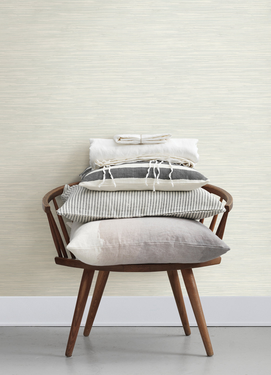 Grassweave Aqua Imitation Grasscloth Wallpaper