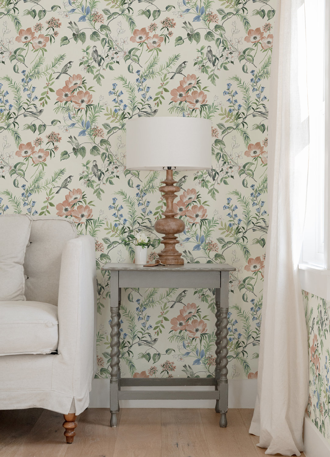 Frederique Multicolour Bloom Wallpaper