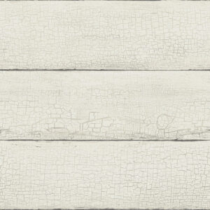 Morgan White Distressed Wood Wallpaper