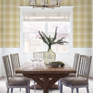 Antoine Wheat Flannel Wallpaper