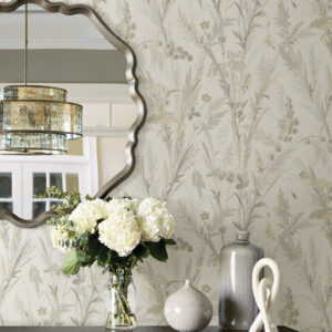Hillaire Wheat Meadow Wallpaper