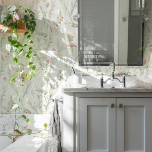 Hillaire Green Meadow Wallpaper