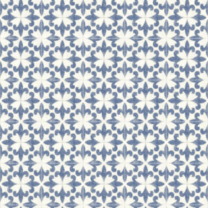 Remy Blue Fleur Tile Wallpaper