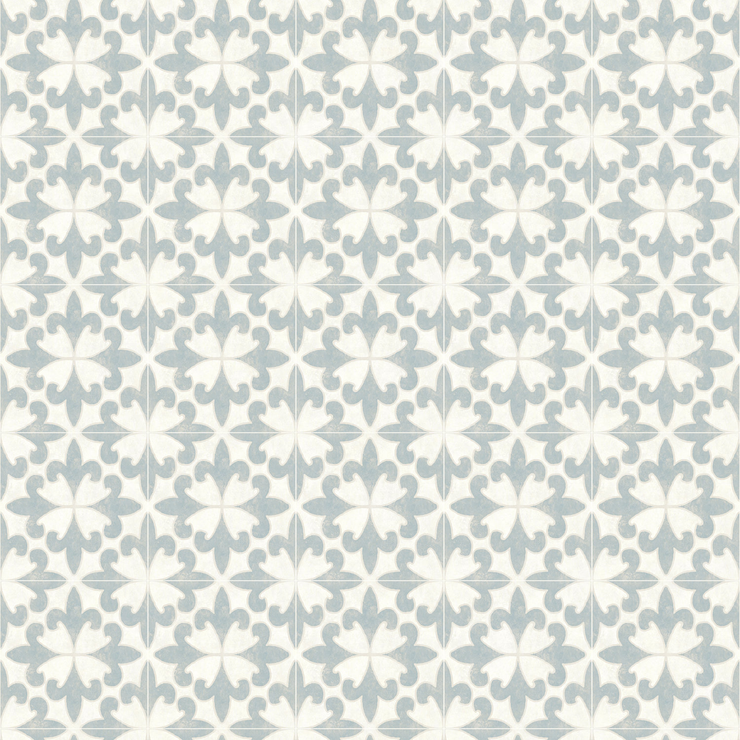 Remy Teal Fleur Tile Wallpaper