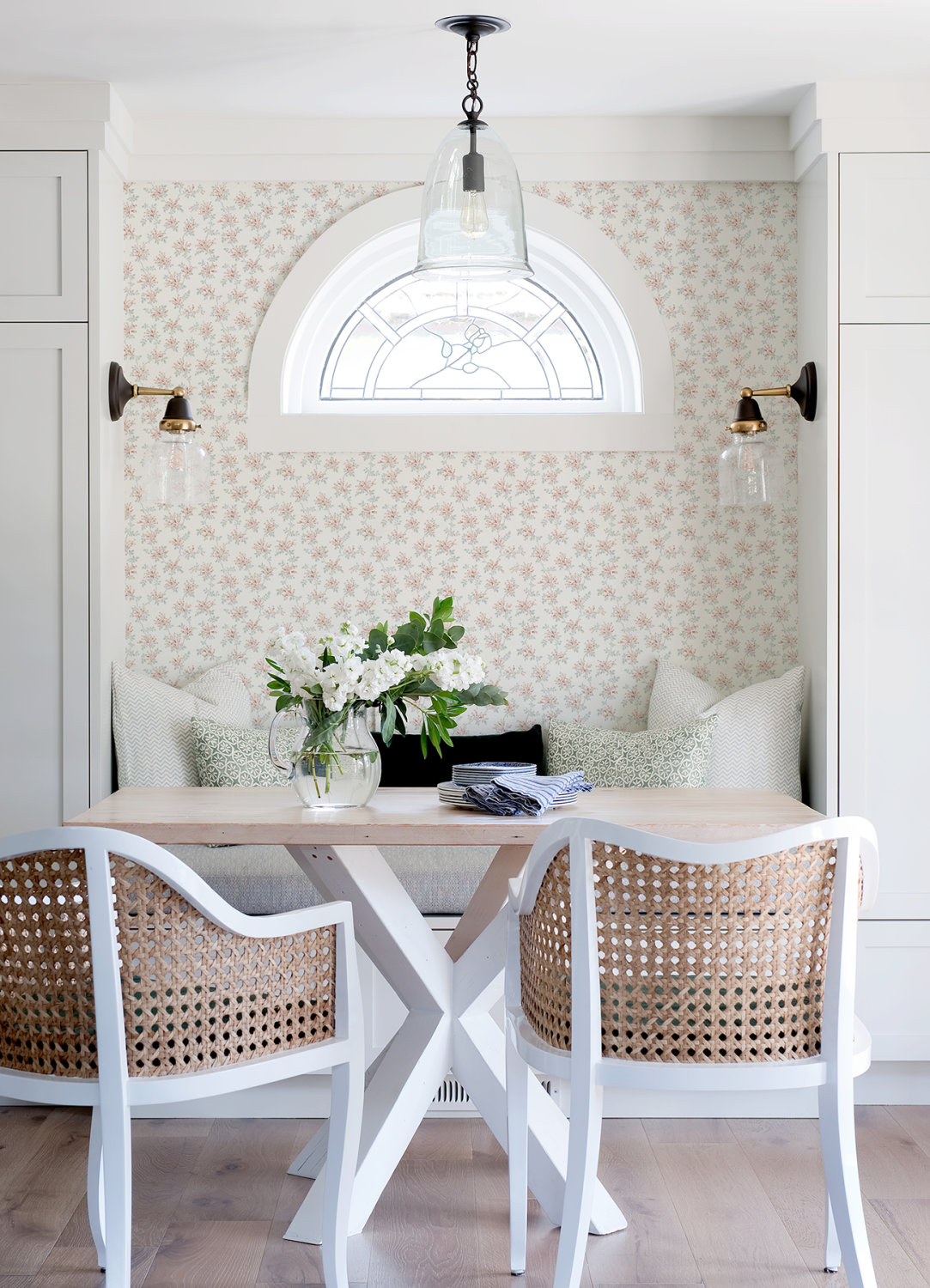Sofiane Blush Botanical Trail Wallpaper