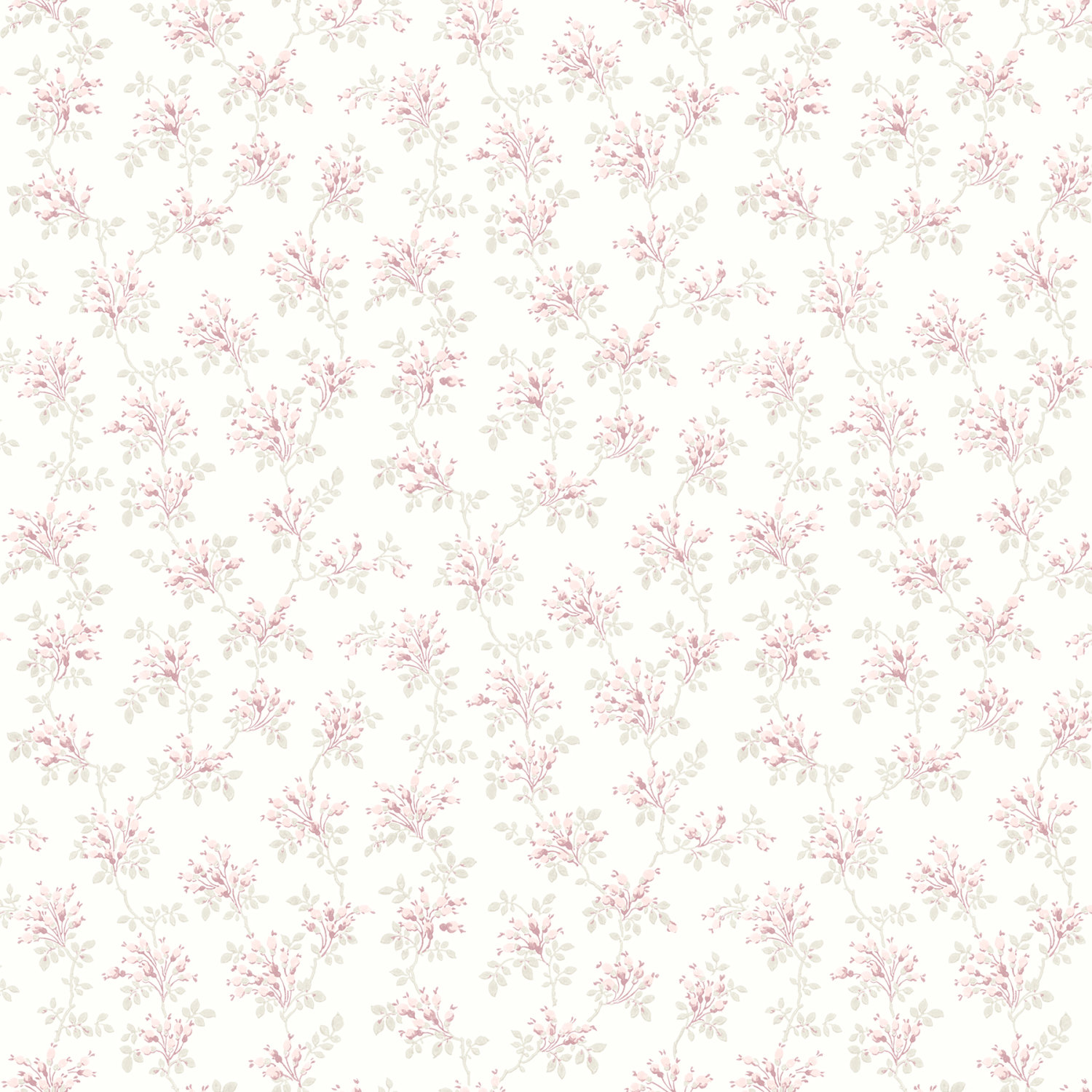 Sofiane Pink Botanical Trail Wallpaper