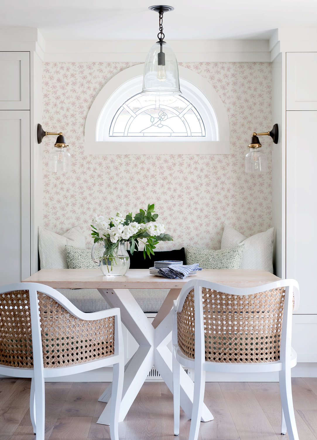 Sofiane Pink Botanical Trail Wallpaper