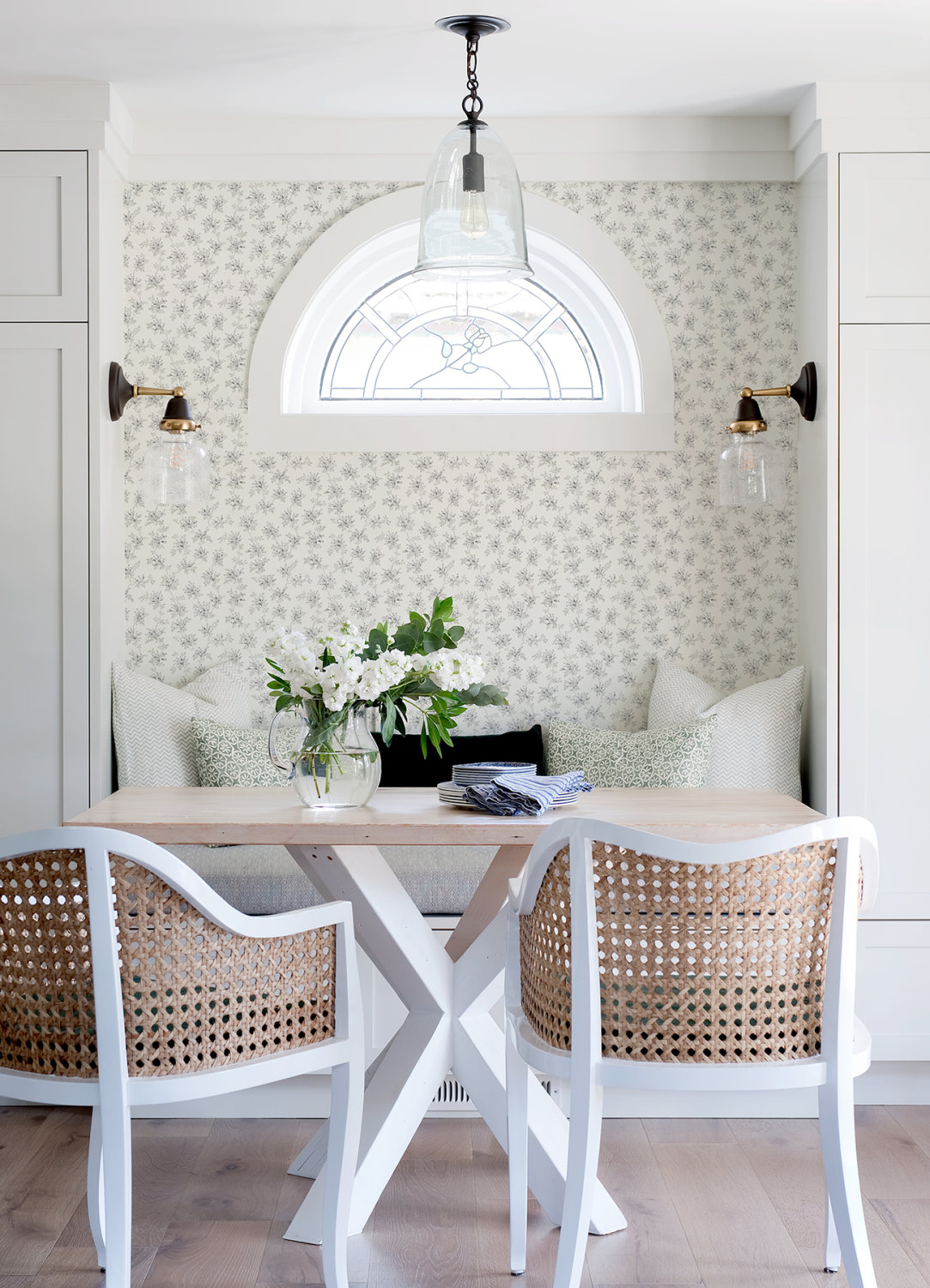Sofiane Grey Botanical Trail Wallpaper