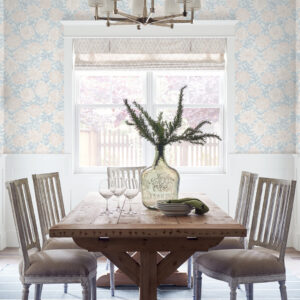 Faustin Blush Floral Wallpaper