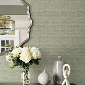 Balantine Teal Weave Wallpaper