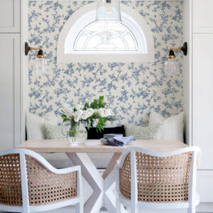 Nightingale Navy Floral Trail Wallpaper